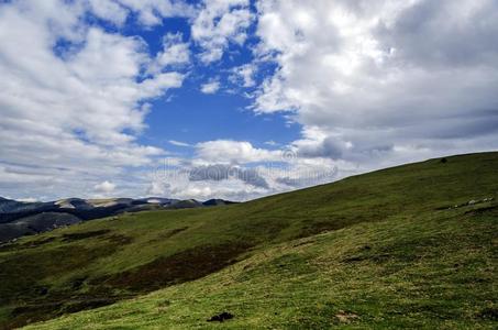 美丽的山景