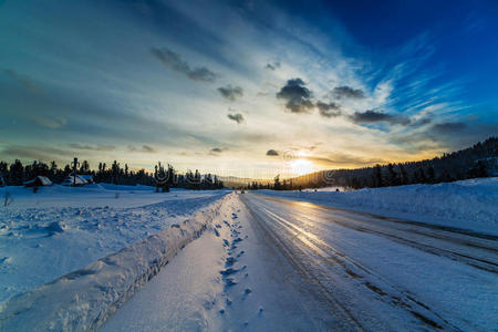 冬季道路