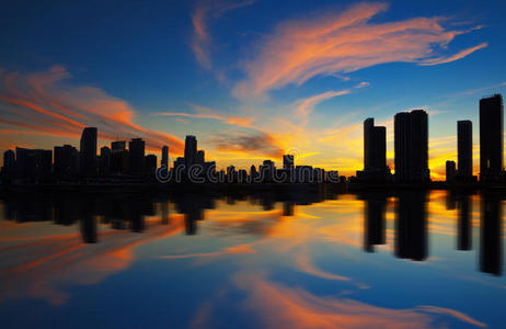 迈阿密城市夜景