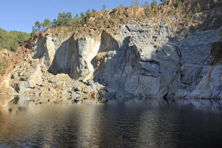 地质学 风景 采矿 环境 反射 矿物 地球 自然 欧洲 安达卢西亚