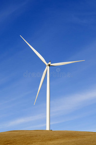 加利福尼亚的风力涡轮机