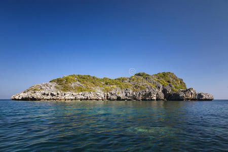 港通国家公园美丽的岩石岛