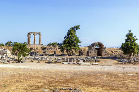 古希腊科林斯的阿波罗神庙