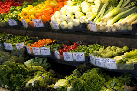 新鲜超市新鲜蔬菜超市照片