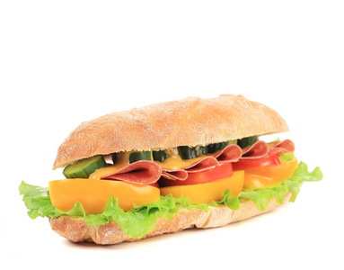 法式法式法式法式法式法式新鲜三明治。