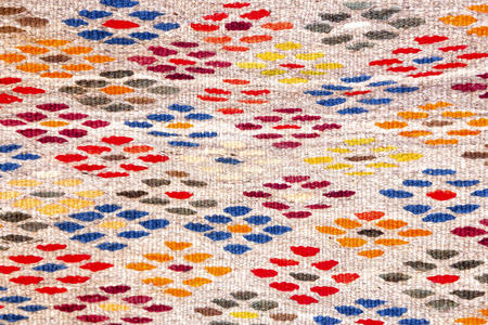 摩洛哥地毯的细节，背景