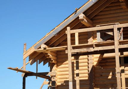 木制乡村建筑照片