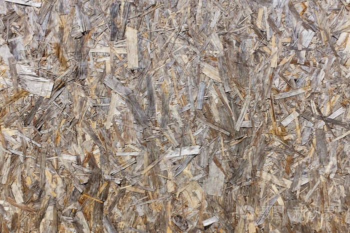 新的木屑板背景纹理刨花