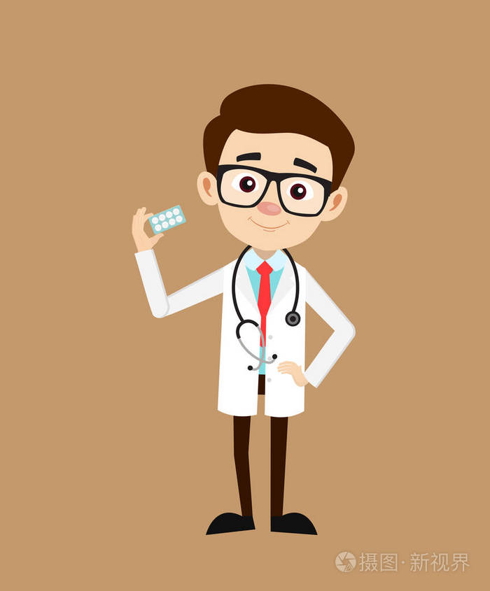 年轻的急诊医生显示最佳药物载体概念