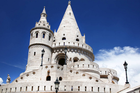 s Bastion at sunny summer day. Close up view from ground. Famous