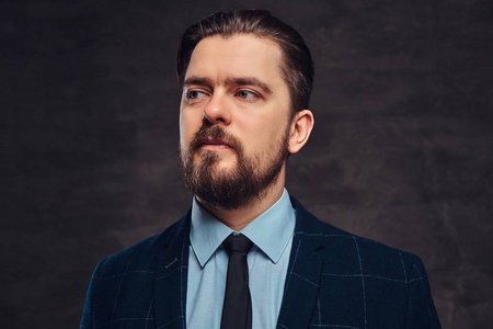 欧美西装发型图片