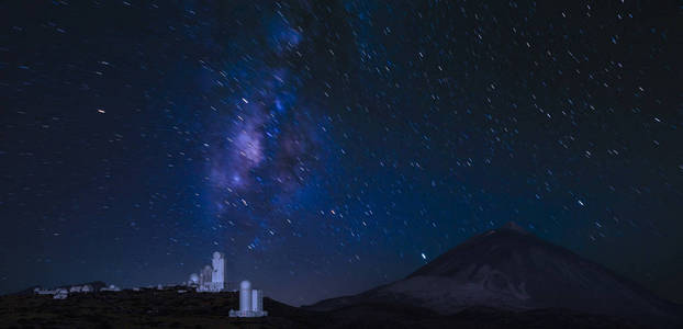 星空穹顶下的天文观测台