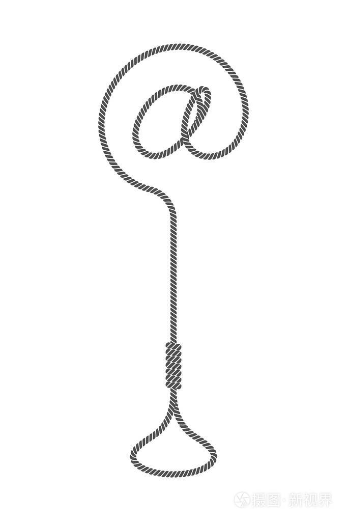 商业陷阱在线设计垂直集在符号由绳索和拉索概念概念插图孤立在白色