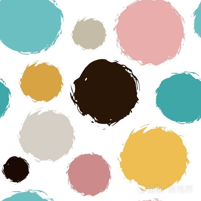 矢量画背景.用于织物印刷,贺卡,台布,家具的抽象点缀点缀.