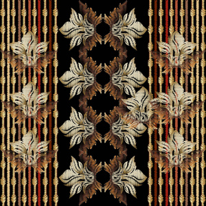 巴洛克花纹图片