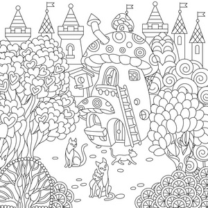 幻想蘑菇图片-幻想蘑菇素材-幻想蘑菇插画-摄图新视界