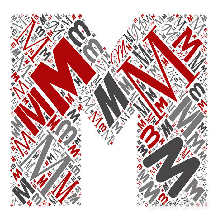 矢量概念红色, 灰色和黑色嬉戏有趣的教育字体由字母集合或组在白色