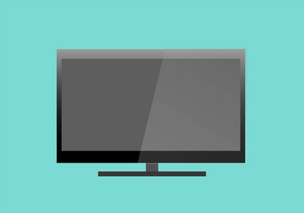 电视的框架. 在透明背景下隔离的计算机或黑色相框的空 led 显示器。矢量空白屏幕 lcd, 等离子, 面板或电视为您设计