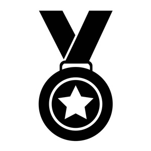 奖牌奖励图标矢量1冠军最佳平板标志照片