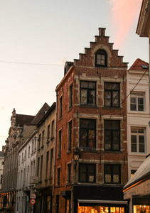 布鲁塞尔比利时建筑的照片和细节。