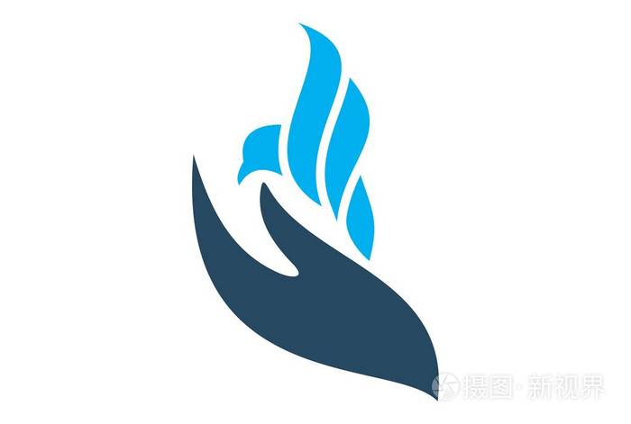 鸟手拯救鸟的标志