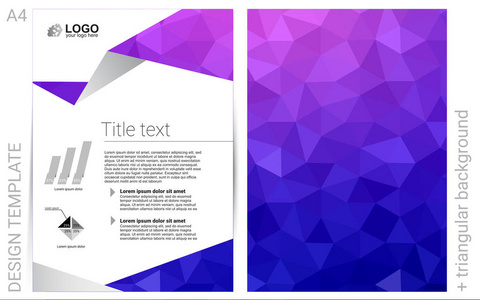 浅粉红色蓝色矢量背景演示。 闪烁抽象设计概念与文本框。 漂亮的设计封面记事本。