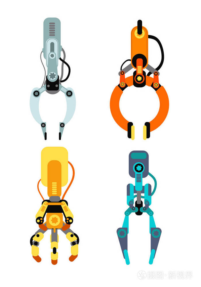 机械工业抓斗机器人插图