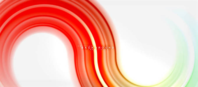 彩虹流体色线抽象背景漩涡和圆圈, 扭曲的液体颜色设计, 彩色大理石或塑料波浪纹理背景, 多彩多姿的商业或技术模板