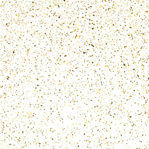 金色闪光的纹理隔离在白色的广场上。 琥珀颗粒的颜色。 庆祝背景。 纸屑的爆炸。 矢量插图10。