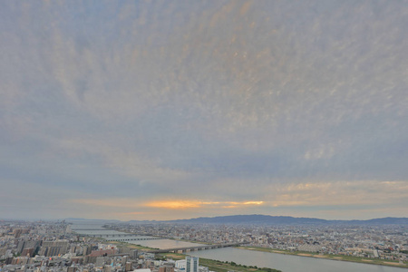 日本大阪市乌梅达天空建筑景观