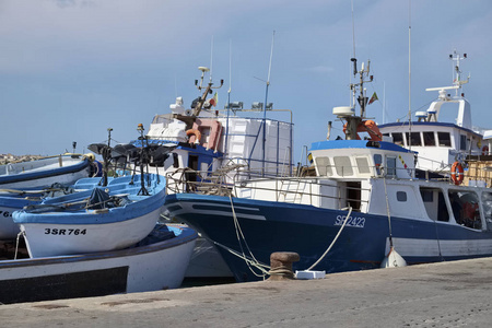  fishing boats in the port 