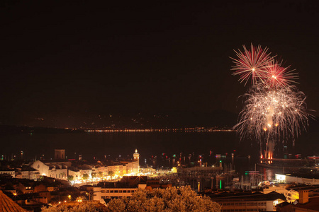 artifices  La Ciotat le 13 juillet 2018, Marseille, Sud de la Fr