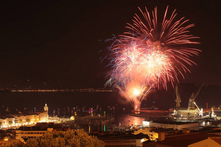 artifices  La Ciotat le 13 juillet 2018, Marseille, Sud de la Fr