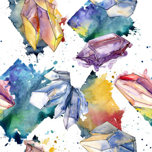 五颜六色的钻石岩石珠宝矿物 无缝背景图案 织物壁纸印花纹理 几何石英多边形水晶石镶嵌形状紫水晶宝石 照片 正版商用图片12akg3 摄图新视界 五颜六色的钻石岩石珠宝矿物 无缝背景图案 织物壁纸印花纹理 几何石英多边形水晶石镶嵌形状紫水晶宝石 照片 正版商用图片12akg3 摄图新视界