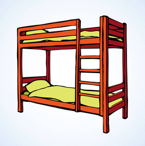 双层床剪影图片-双层床剪影素材-双层床剪影插画-摄图新视界