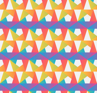 彩色平面设计潮流几何风格的织物,纺织品和壁纸图案填充或网页本鞍