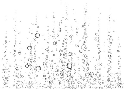 瓦伦丁天红心形状上升像服贴香槟气泡在黑色的背景,alpha 通道遮罩