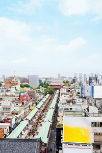 商业文化理念全景现代城市天际线鸟眼鸟瞰与日本东京早青天下仙姬寺神殿阪神区