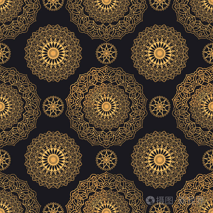 豪华的面具几何纹理.