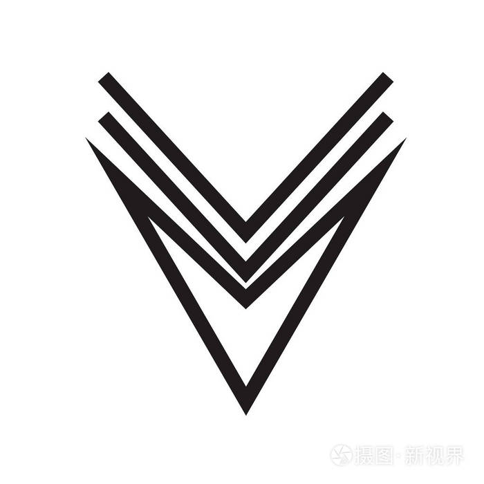 图标矢量隔离白色背景为您的网页和移动应用程序设计向下箭头标志概念