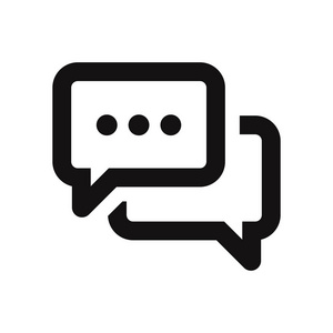 语音气泡图标. 白色背景下隔离的聊天会话通信消息符号照片