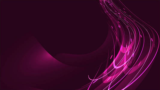 纹理抽象的紫色宇宙魔法发光斑驳明亮的辐射霓虹灯线螺旋波的能量模式和复制空间的线程。背景。矢量插图