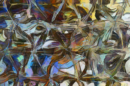 抽象画墙艺术油画油画现代绘画纹理画笔当代印象派风格温馨花式设计
