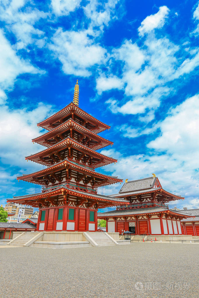 日本大阪市神寺五座宝塔