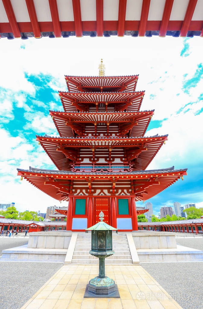 日本大阪市神寺五座宝塔