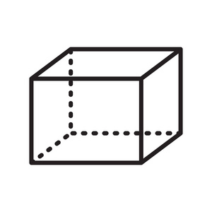 立方体图标矢量隔离白色背景为您的网页和移动应用程序设计立方体标志概念