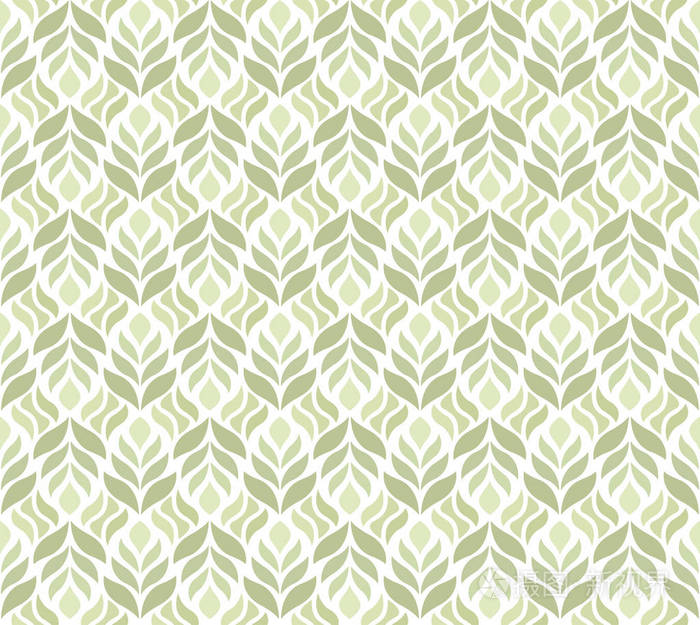 几何花卉矢量无缝图案. 抽象矢量纹理. 艺术装饰留下背景.