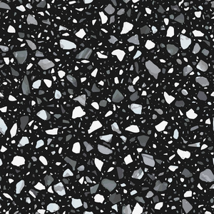 水磨石地板矢量无缝图案深颜色照片