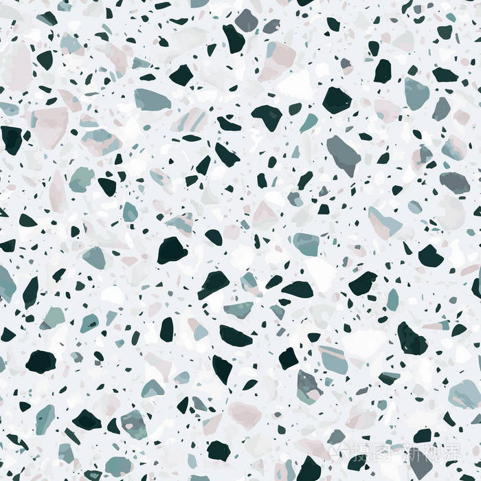 水磨石地板矢量光色无缝图案