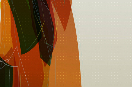 封面与抽象图案的混乱排列的线条在彩色背景上的复古风格。 矢量插图